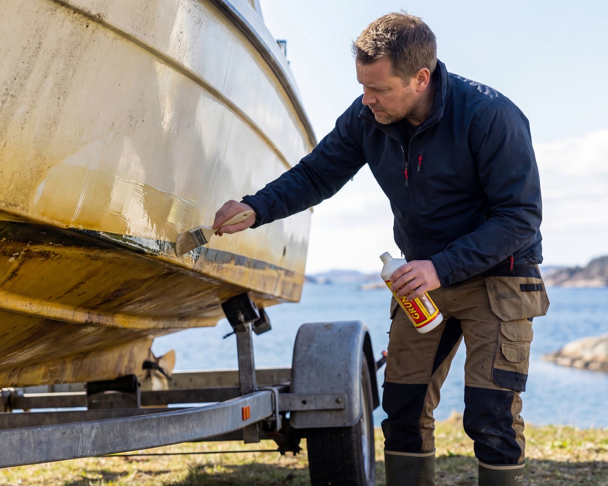 GRUNT! rengjøringsmiddel for gelcoat og båtoverflater